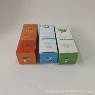 Free sample glossy lamination  medicine bottle pill packaging box